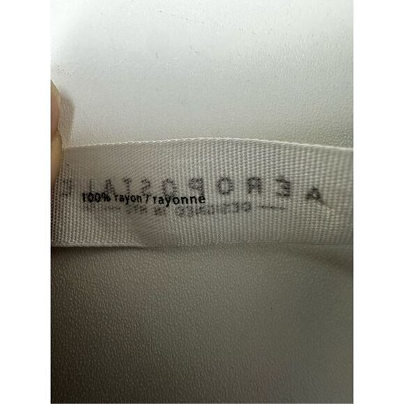 Aéropostale Bleu White Geometric Print Playsuit Size S Petite - Picture 14 of 15